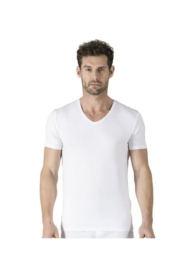 Özkan Underwear Özkan 6 Adet Erkek Modal V Yaka Kısa Kol Atlet Fanila 11143 001