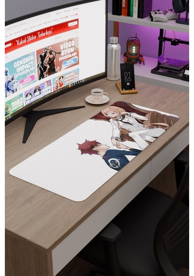 Food Wars Anime V4 - 70x30 Xl Gaming Kauçuk Kaymaz Taban Mouse Pad Fare Altlığı