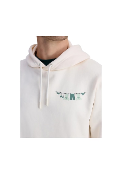 Kappa Unisex Regular Fit Sweatshirt Beyaz