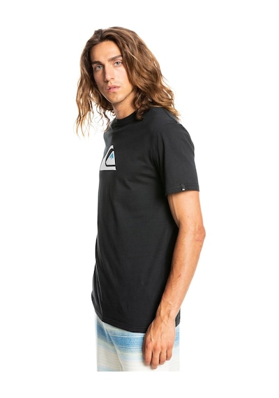 Quiksilver Comp Logo SS Erkek T-Shirt-23050 Siyah