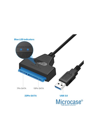 Usb 3.0 To 2.5 Inç Sata Hdd Ssd Çevirici Kablo - Al2625