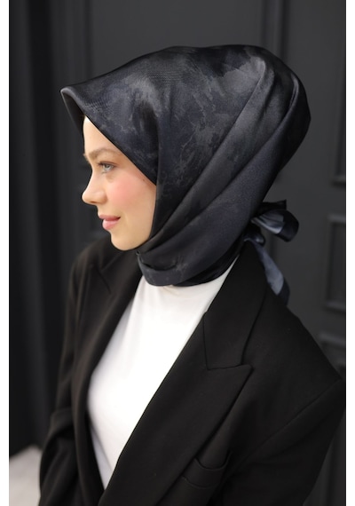 Silk Home Shiny Eşarp 75002-41 Siyah, Antrasit
