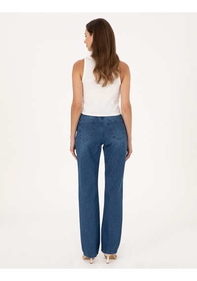 Pierre Cardin Kadın Mavi Pantolon Jean 50313219-vr036 Mavi