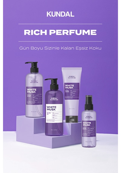 Kundal Rich Perfume Shampoo White Musk 500 ML