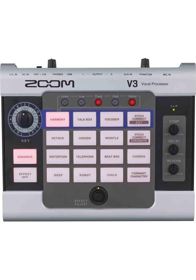 Zoom V3 Multi-Efekt Vokal Prosesörü