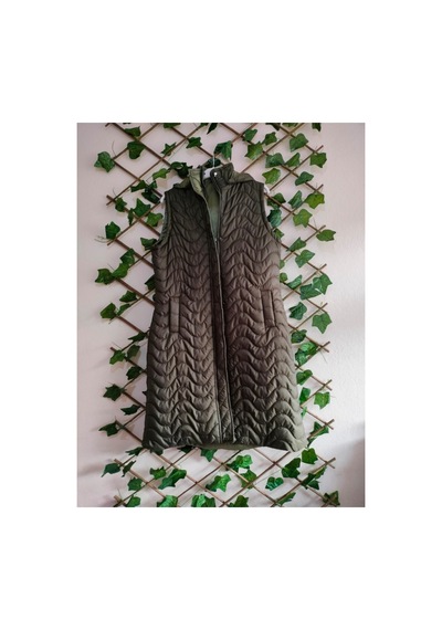 Çınar Boutique Kapişonlu Kapitone Yelek-yeşil - 46 Yeşil Yeşil