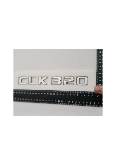 Clk 320 Krom Bagaj Yazısı Logosu Arması 3m 3d Abs