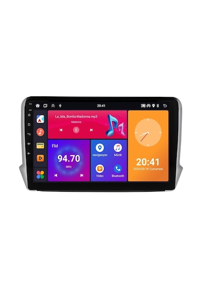Peugeot 208 Android Multimedya Sistemi 2013-2021 Crv4420xp