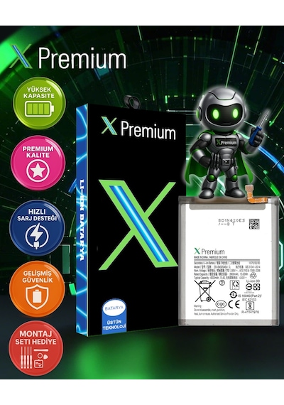 Xpremium Samsung Uyumlu A50 Sm-a505 Batarya Pil Süper Yüksek Kalite 4000 Mah
