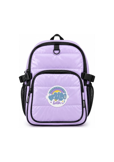 Okul Sırt Çantası Cool Purple 3 Bölmeli Ortopedik Matara Cepli 44x30x20cm Çok Renkli
