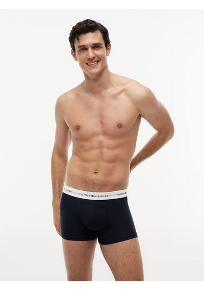 Tommy Hilfiger Erkek 3'lü Boxer Paketi-um0um03889dw5 Siyah