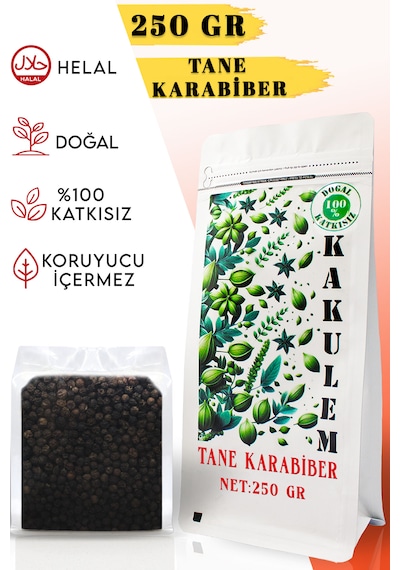 Kakulem Yüksek Kalibre İri Tane Karabiber 250 G