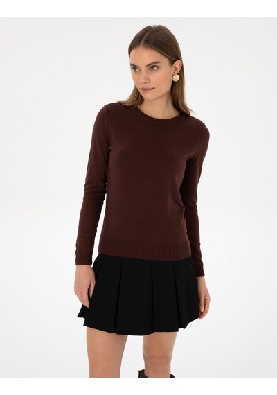 Pierre Cardin Kadın Kahverengi Kazak /triko 50315758-vr029 Kahverengi Pierre Cardin Kadın Kahverengi Kazak /triko 50315758-vr029 Kahverengi