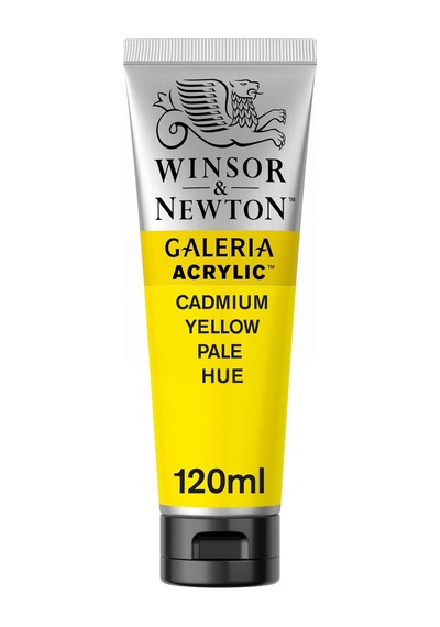 Winsor & Newton Galeria Akrilik Boya, 120ml, Cadmium Yellow Pale Hue 114 0