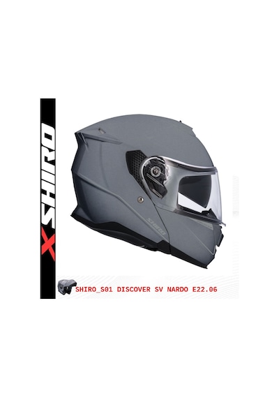 Shiro Flip Up Triton M.C Motosiklet Kaskı Nardo