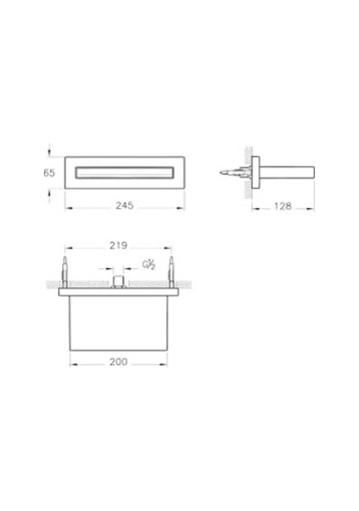 Cascata A45715 Duş Başlığı Krom Diğer