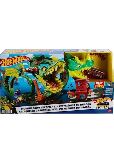 Hot Wheels Ejderha ile Müdacele Pisti Hotwheels Hdp03