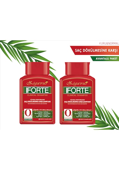 Zigavus Forte Ultra Clinical Kuru Saçlar Için Şampuan 220 X 2ml Kuru - Normal