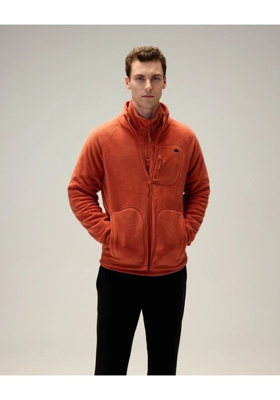 Ellesse 6wm1024-br Erkek Fermuarlı Polar Ceket Kiremit