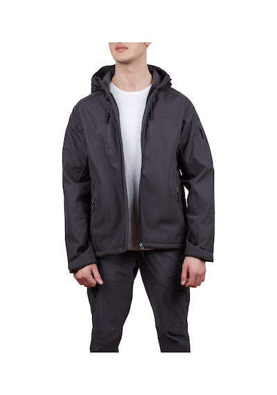 Alpinist Peak Softshell Erkek Outdoor Mont Antrasit 001
