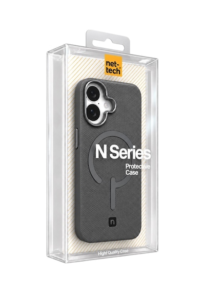 Nettech Apple İphone 17 Uyumlu Nt-n125 Magsafe Arka Koruma Kılıf - Kahverengi