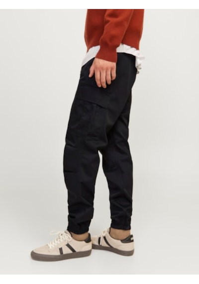 Jack & Jones Jack&jones 12258324 Jpstkane Jjroupe Jogger Cargo Pantolon Siyah
