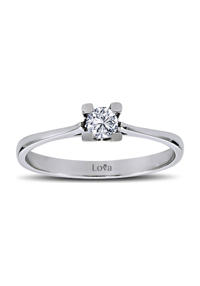 Lova D Renk 0,15 Karat Pırlanta Tektaş Yüzük - 1020101