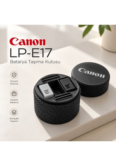 Taşıma Kutusu Canon Lp-e17 Batarya Uyumlu + Sd Kart Yuvalı ...