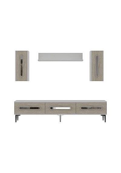 Tvr1804bts - Rany Tvr180 Ünitesi Takım Beyaz-traverten-sılver 180cm