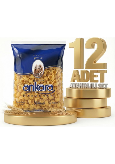 Ankara Mantı Makarna 12x500 Gr