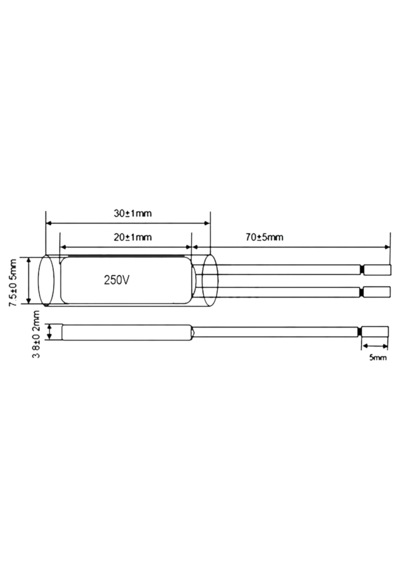 Ic-270 Termostat Kablolu Tip Normalde Kapalı 5 Amper 100 Derece