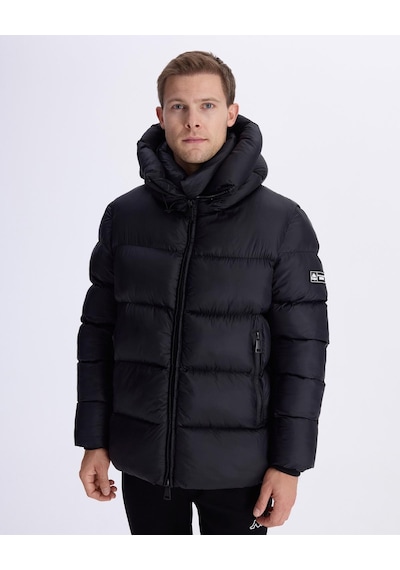 Kappa Authentic Gratia Erkek Siyah Comfort Şişme Mont