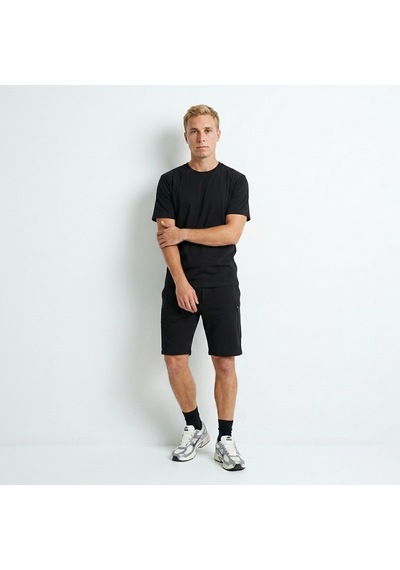 Sportive Bane Erkek Siyah Günlük Stil T-shirt 26ye0017-syh