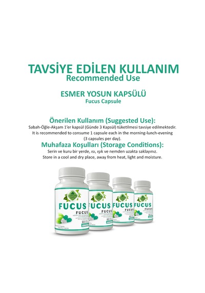 Gökçek Şifa Fucus 60 Kapsül