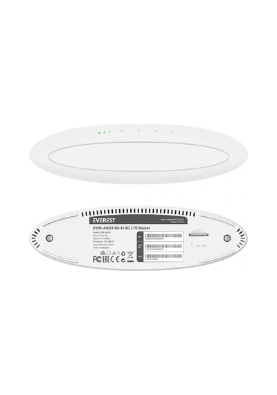 Everest Ewr-4g03 4g Lte Wi-fi Router Sım Kart Girişli 300 Mbps 2.4ghz Wan/lan Portlu Kablosuz Yönlen