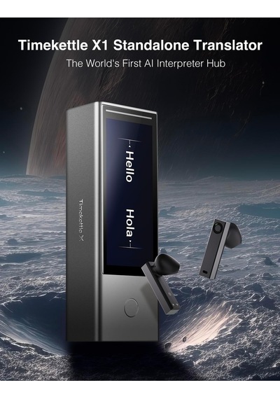 Timekettle X1 Aı Tercüman Merkezi, Bağımsız Varlık, 40 Dil İki Yönlü Eşzamanlı Tercüman Kulaklıklar, Çok Di Genel