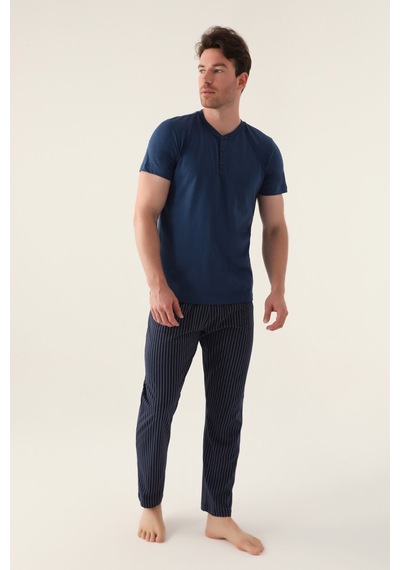Arnetta Short Koyu İndigo Erkek Pijama Takımı 5274-42707 İndigo