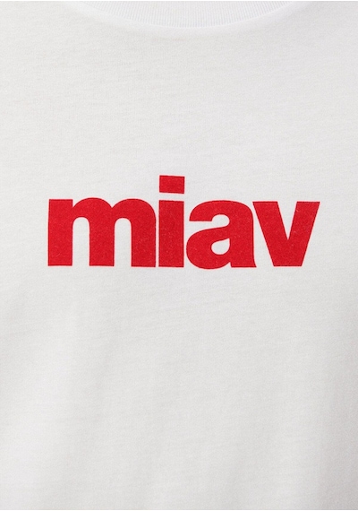Mavi Erkek Miav Baskılı Tişört Beyaz 067153-622 Beyaz