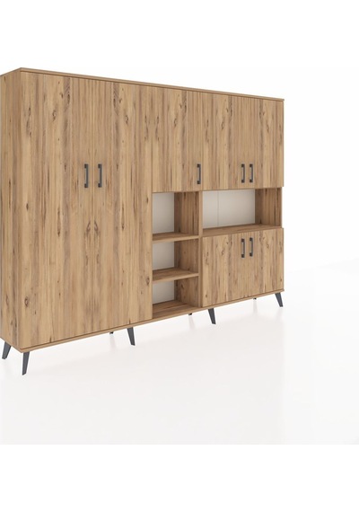 Arges Dolap 13 Raflı 7 Kapaklı 220x30x163 Çam-çam Atlas Çam - Atlas Çam Arges Dolap 13 Raflı 7 Kapaklı 220x30x163 Çam-çam Atlas Çam - Atlas Çam