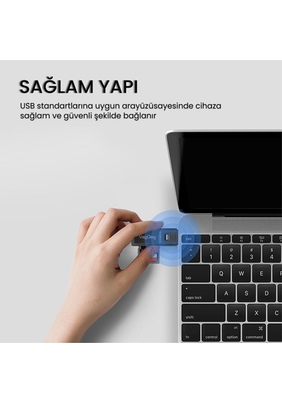 Usb 2.0 Sd Ve Micro Sd Hafıza Kart Okuyucu Beyaz