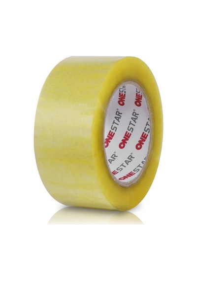 Badem10 10 Adet Onestar Koli Bandı 45 Mm X 100 Mt Şeffaf Güçlü Yapışkanlı Kopmayan Bant Diğer