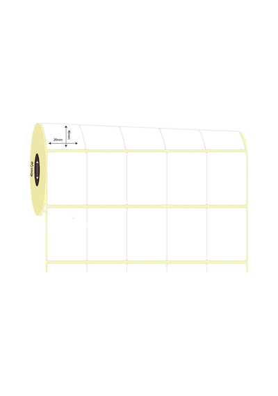 Yanyana 5'Li Termal Etiket 6 Rulo 20x40 MM
