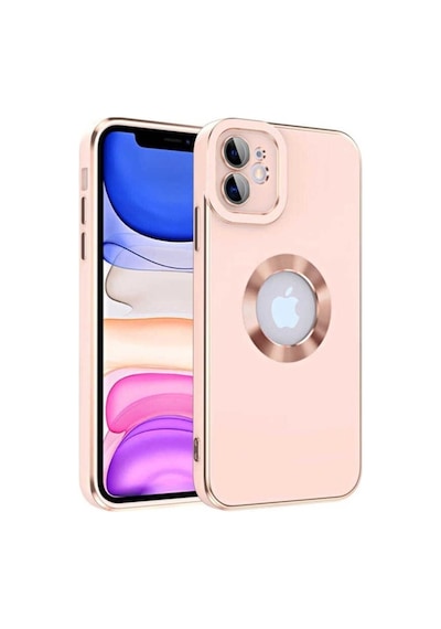 Apple Uyumlu iPhone 12 Kılıf Zore Kongo Kapak Rose Gold