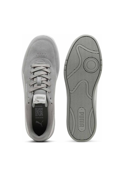 Puma Court Classic Clean Sd Grı Erkek Sneaker Gri-beyaz