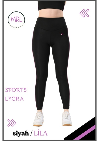 Missmaral Kadın Yüksek Bel Toparlayıcı Spor Tayt Siyah / Lila Şerit Detaylı Lycralı Dalgıç 1041 Siyah Lila - 690831555 Siyah Lila Missmaral Kadın Yüksek Bel Toparlayıcı Spor Tayt Siyah / Lila Şerit Detaylı Lycralı Dalgıç 1041 Siyah Lila - 690831555 Siyah Lila