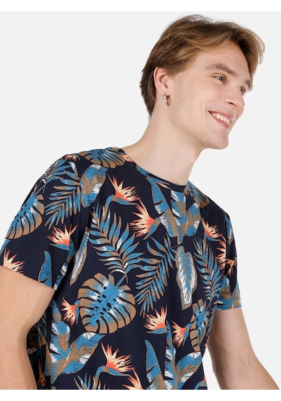 Colin's Colins Lacivertvert Erkek Tshirt K.Kol Cl1067731 Q1.V2 Nav Lacivert