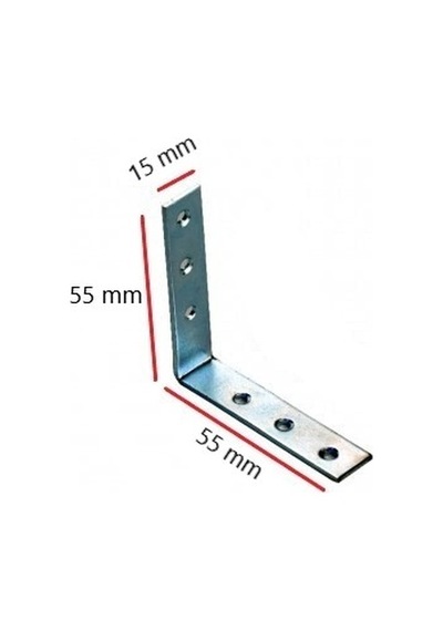 L Masa Gönye / Baş Köşe Bağlantı / 15 X 55 X 55 Mm / L Köşe Diğer
