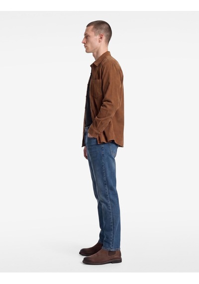 Koton Normal Bel Cepli Pamuklu Straight Jean Pantolon - Mark Jean Petrol 7wam40258nd