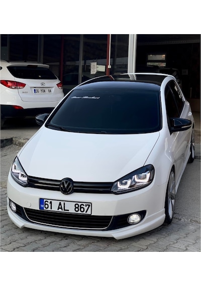 Golf 6 2008-2012 Batman Yarasa Ayna Kapağı Piano Black Abs Plastik