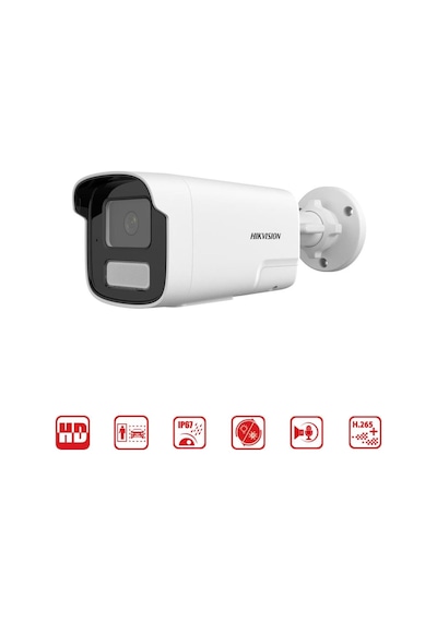 Ds-2cd1t23g2-lıuf/sl - 2 Mp Smart Hybrid Light Bullet Network Kamera Live Guard